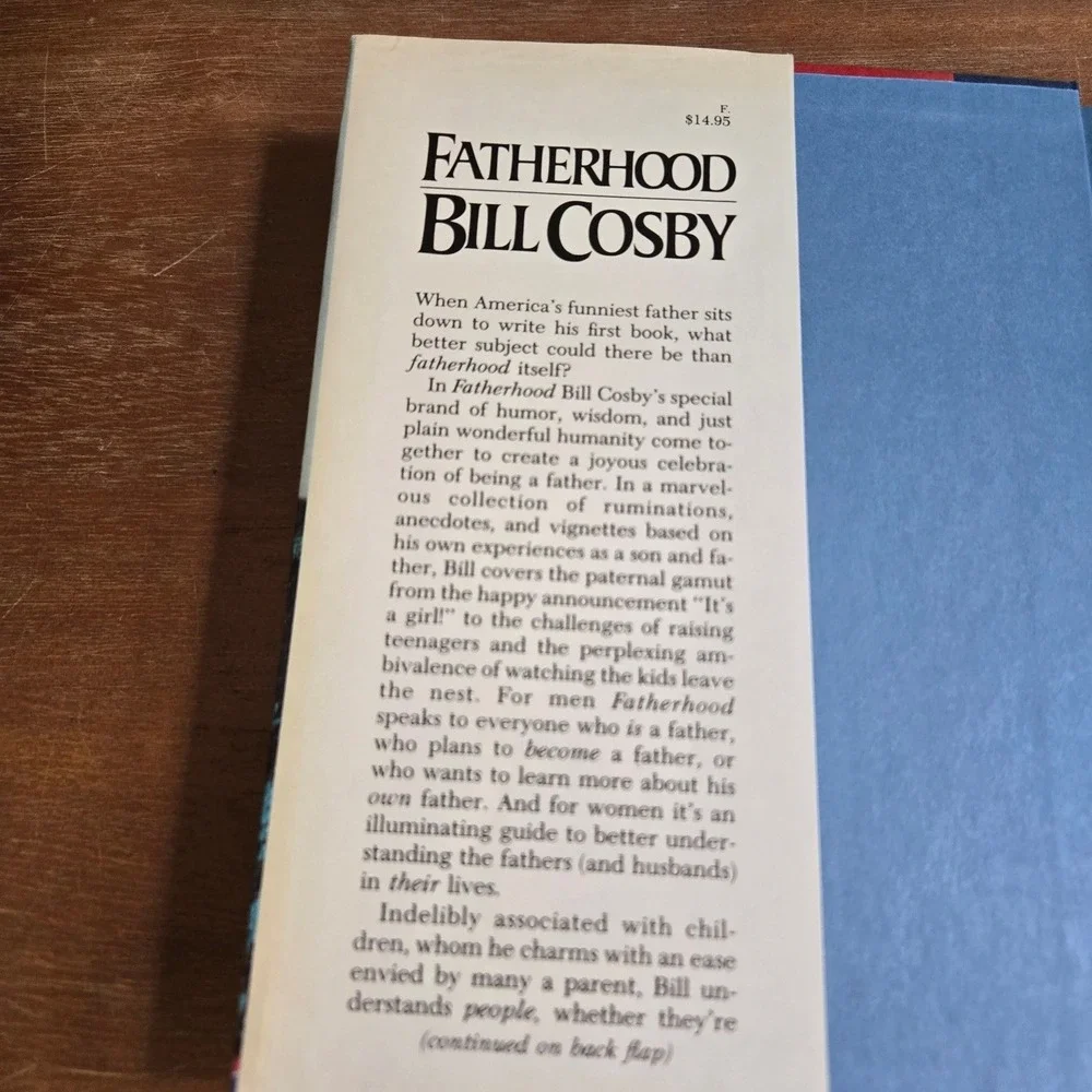 Bill Cosby Fatherhood 1986‎ Hardcover Book Humor Parenting